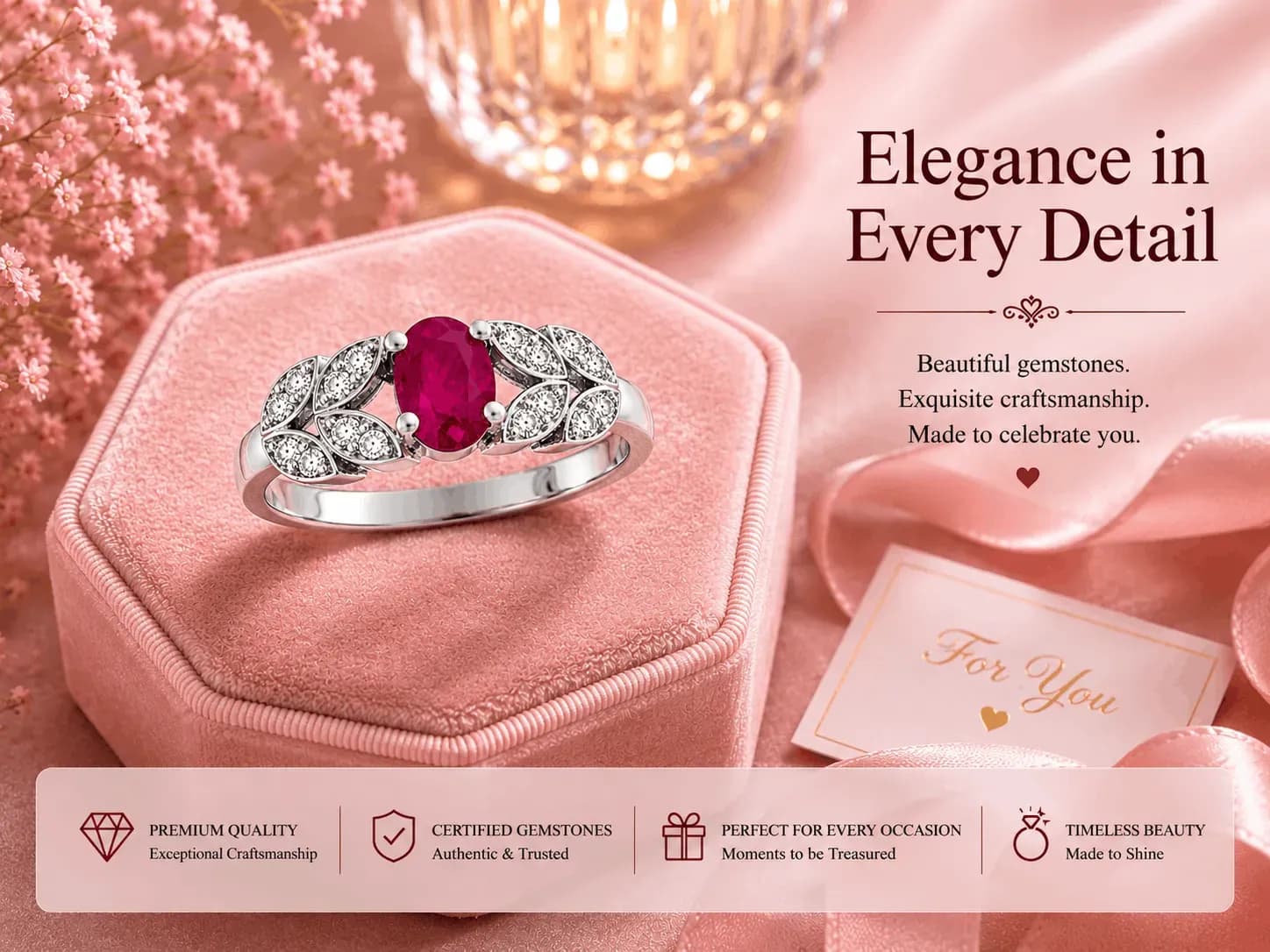 Sterling silver couple bands — Free shipping India