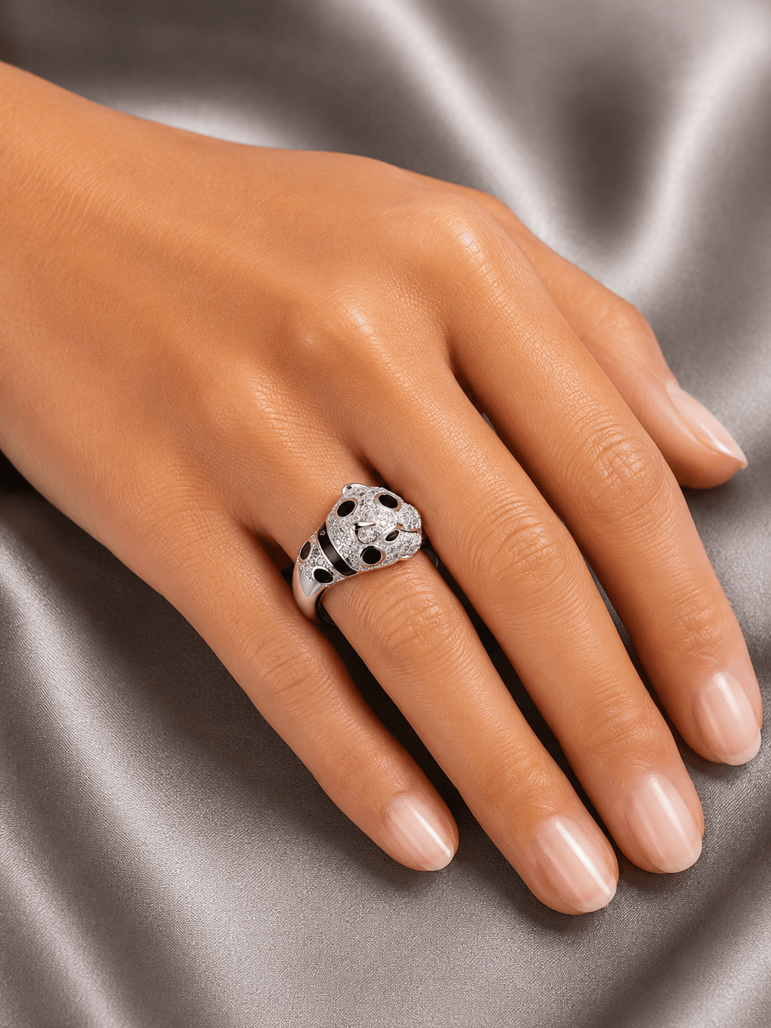 Black Panther Sterling Silver Ring alternate view